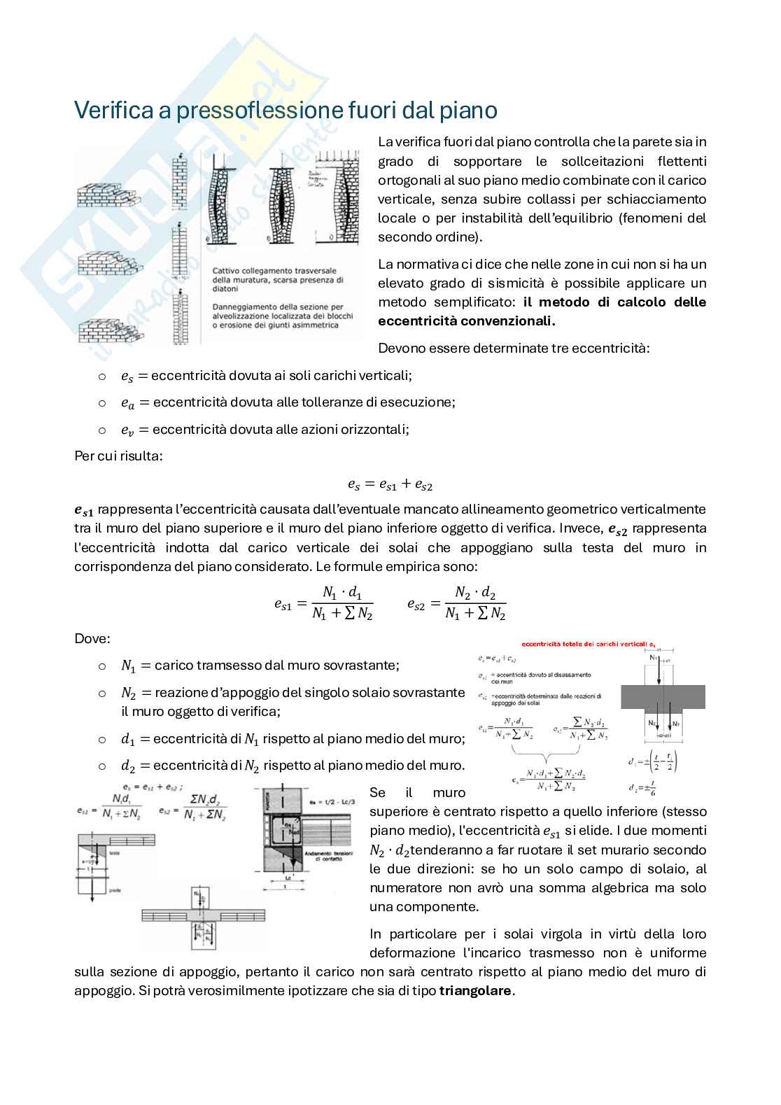 Appunti di Progetto di costruzioni in legno e muratura Pag. 36