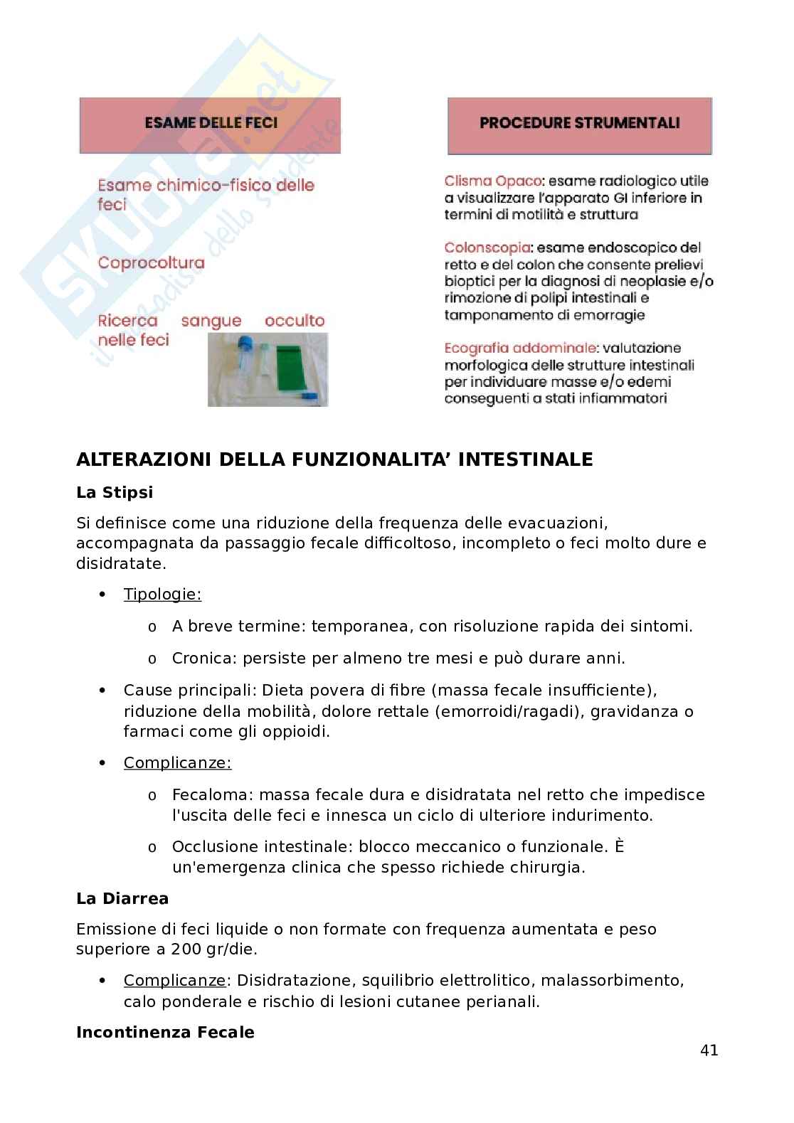 Infermieristica clinica  Pag. 41