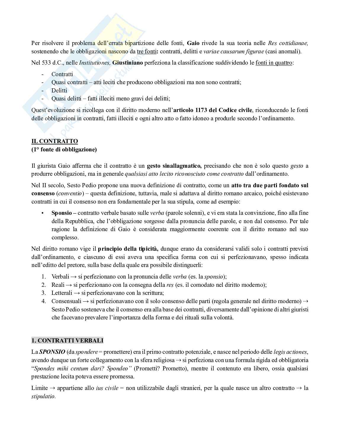 Riassunto esame Istituzioni di Diritto Romano, Prof. Gagliardi Lorenzo, libro consigliato Diritto romano. Istituzioni e storia, Cantarella Pag. 41