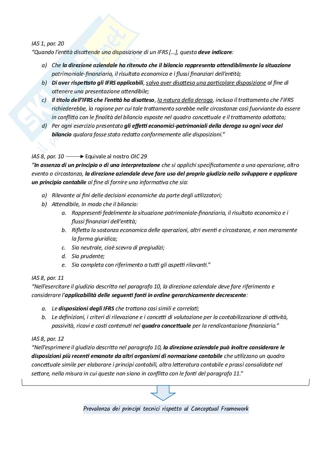 Bilanci ordinari - Appunti Pag. 11