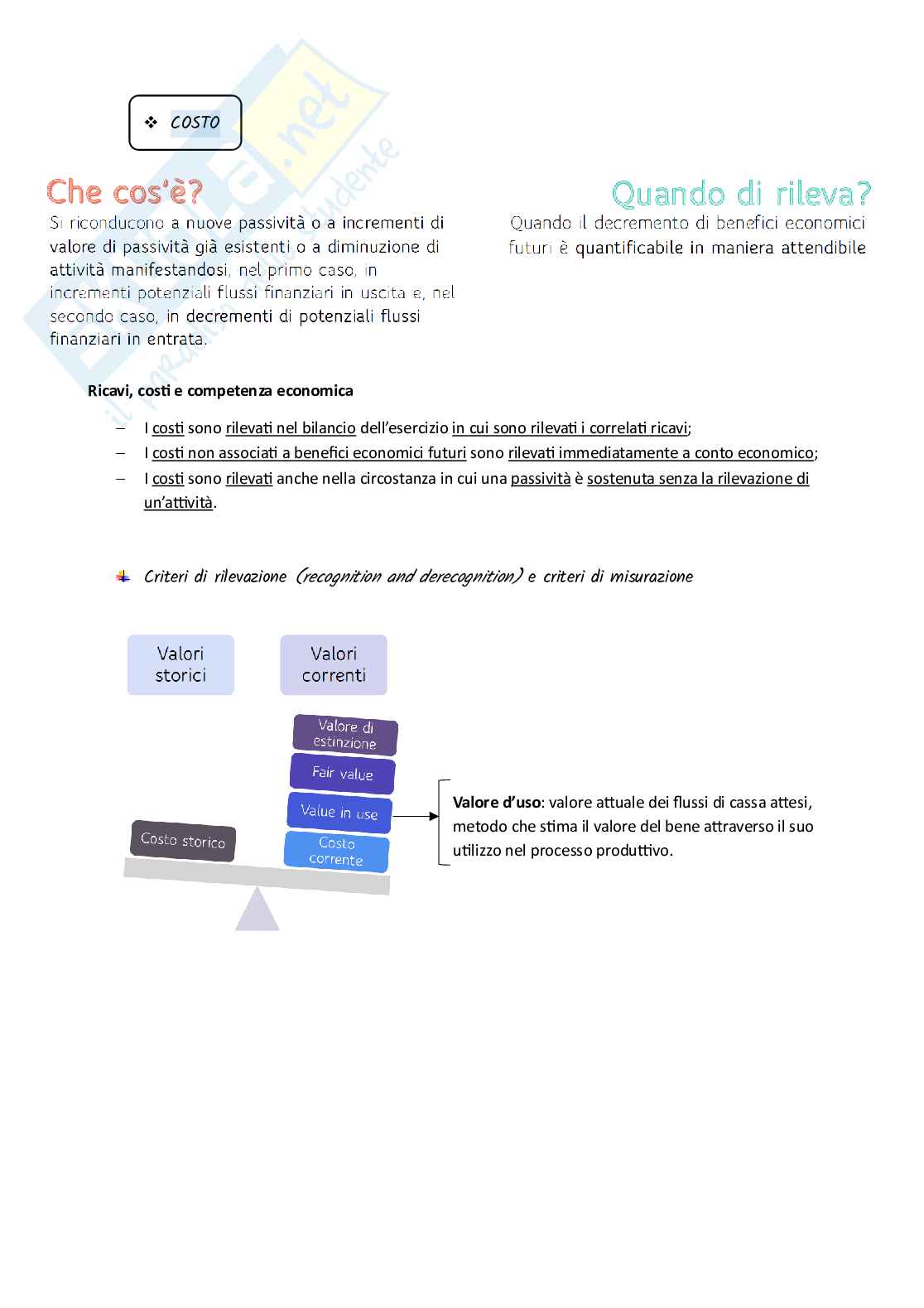 Bilanci ordinari - Appunti Pag. 16