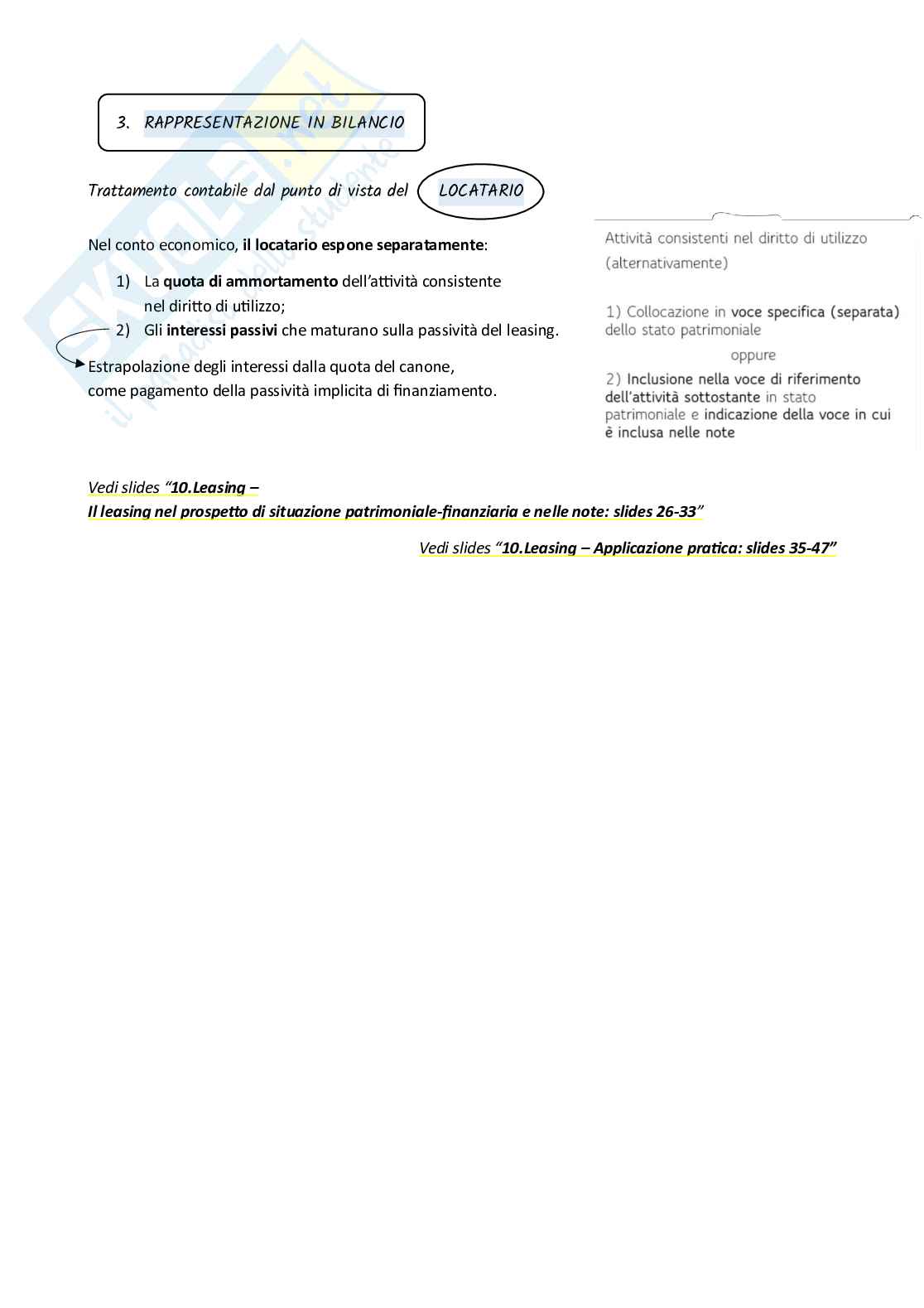 Bilanci ordinari - Appunti Pag. 61