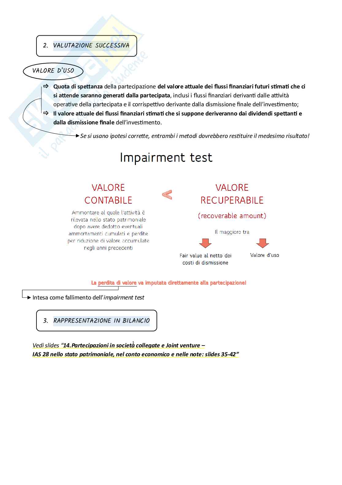 Bilanci ordinari - Appunti Pag. 86