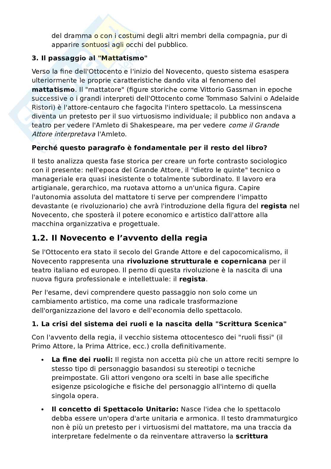 Riassunto esame Organizzazione e Economia dello Spettacolo, Prof. Biagiotti Andrea, libro consigliato Incontri dietro le quinte. Imprese e professionisti nel settore dello spettacolo, Luciano, Bertolini Pag. 2