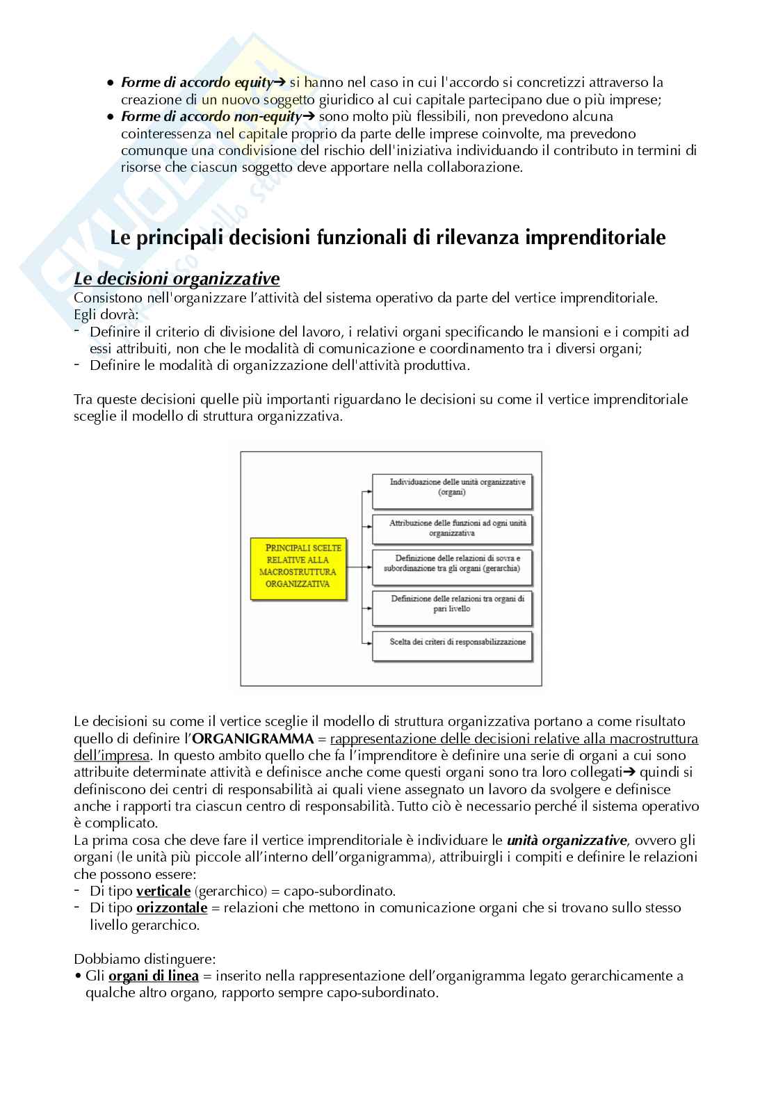 Riassunto esame Economia e gestione delle imprese, Prof. Moliterni Rocco, libro consigliato Economia e gestione delle imprese, Rocco Moliterni  Pag. 71