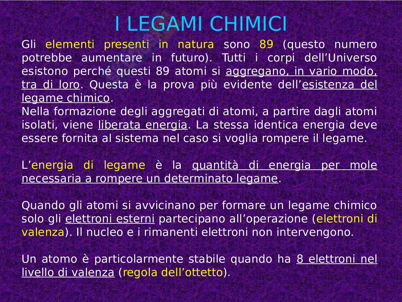 Richiami di Chimica generale Pag. 2