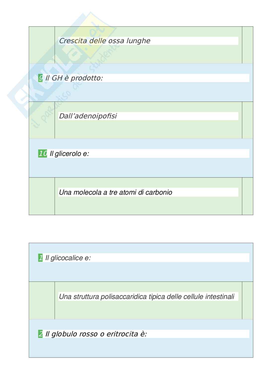 Tutte le 800 domande e risposte esame di fisiologia del movimento umano - 130 Pagine - Aggiornato a Novembre 2022 Pag. 41