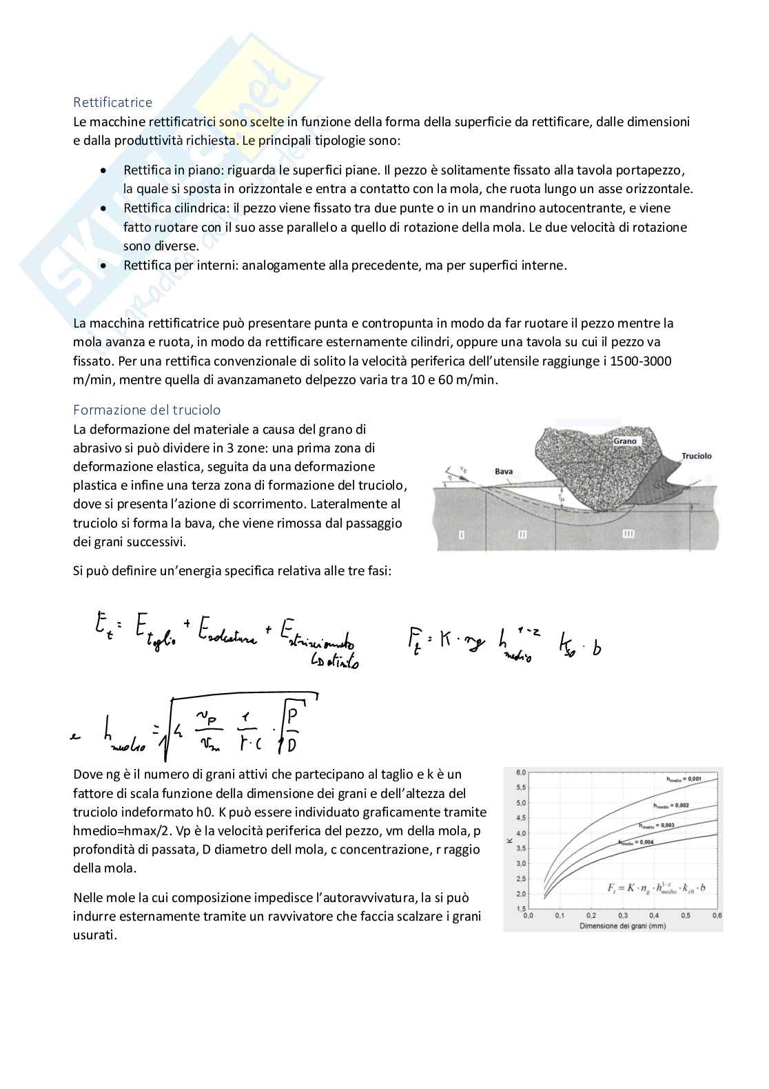 Appunti lezioni Tecnologia Meccanica Pag. 61