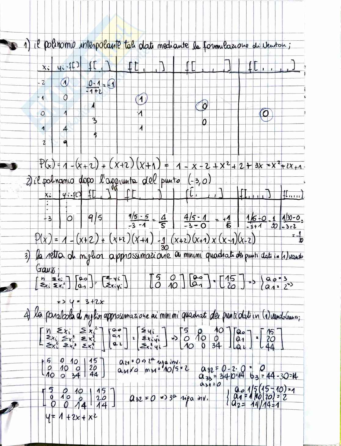 Esame Calcolo Numerico 29 Gennaio 2021 Pag. 6