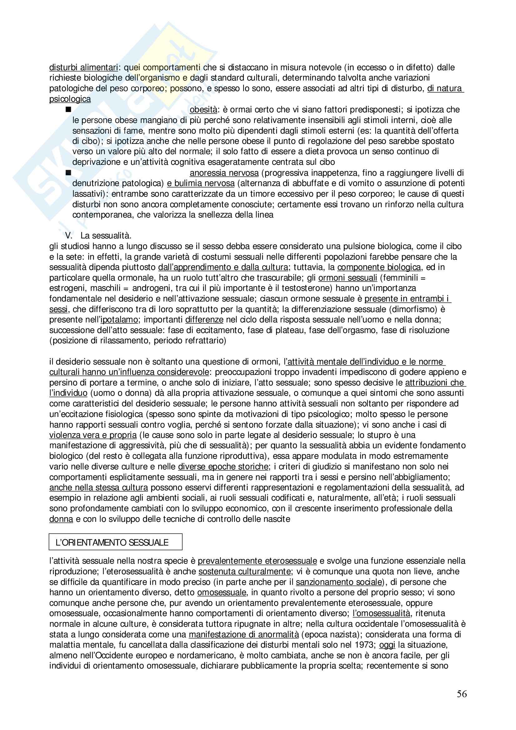 Fondamenti di psicologia generale – Manuale Pag. 56