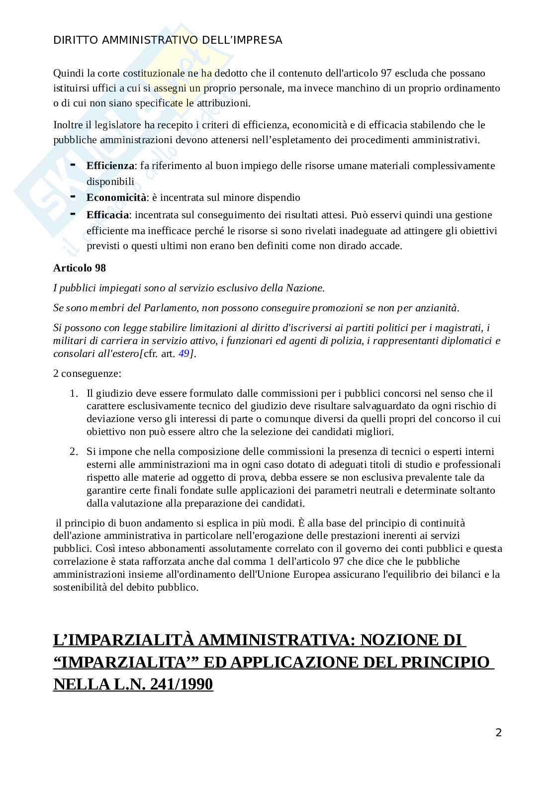 Domande esame Diritto amministrativo Pag. 2