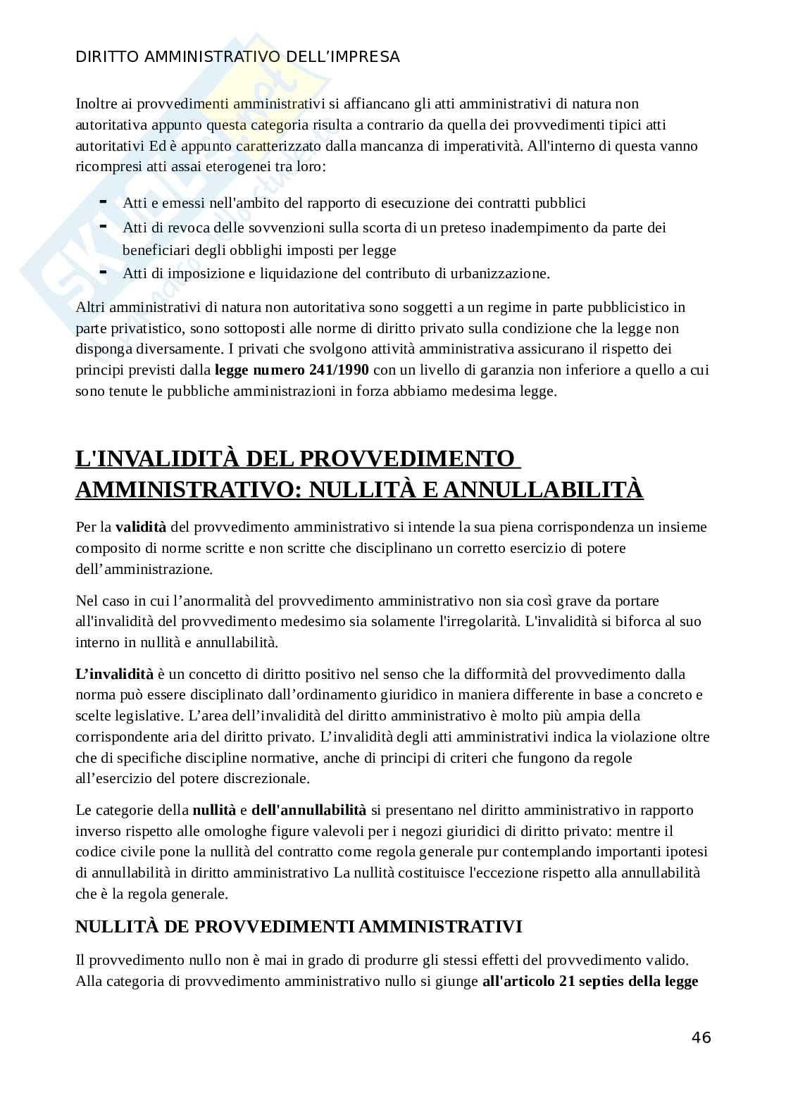 Domande esame Diritto amministrativo Pag. 46