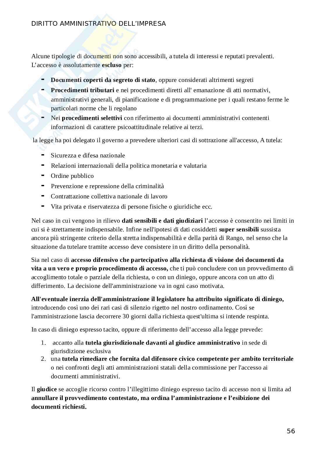 Domande esame Diritto amministrativo Pag. 56