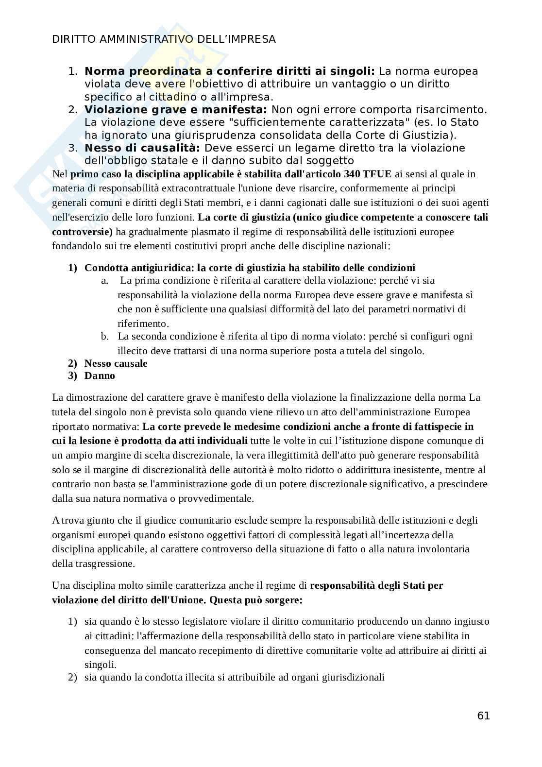 Domande esame Diritto amministrativo Pag. 61