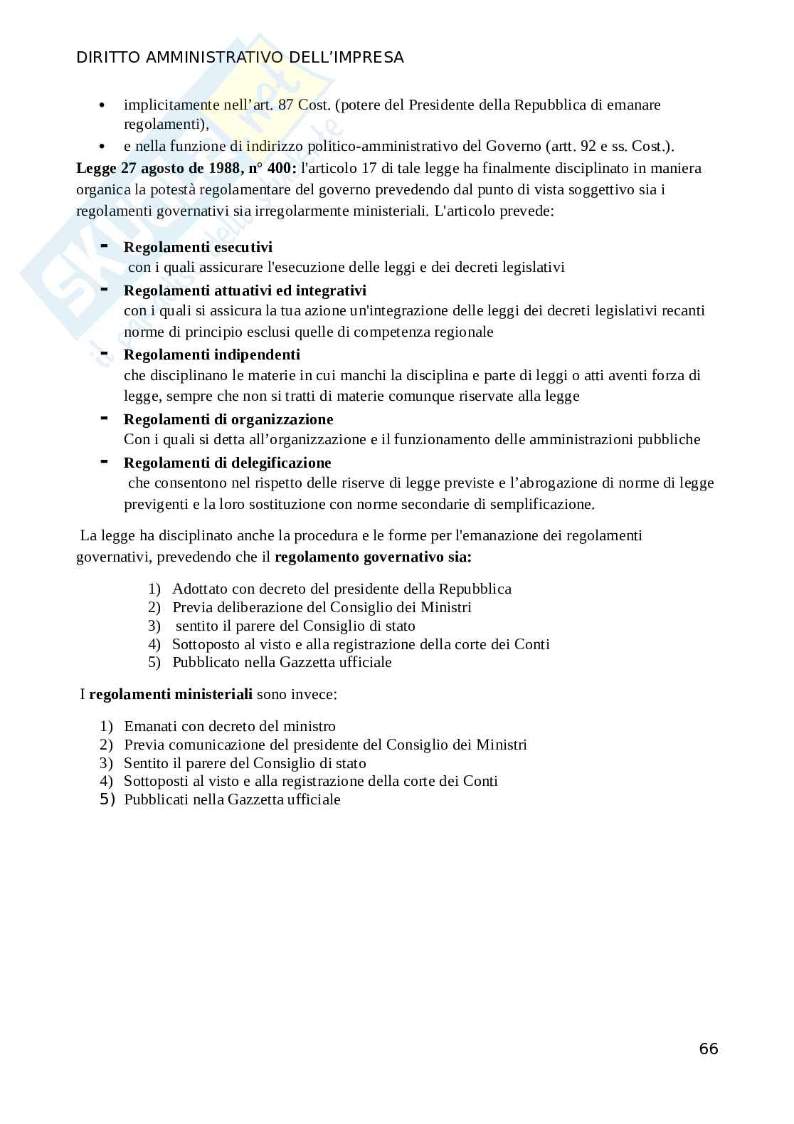 Domande esame Diritto amministrativo Pag. 66