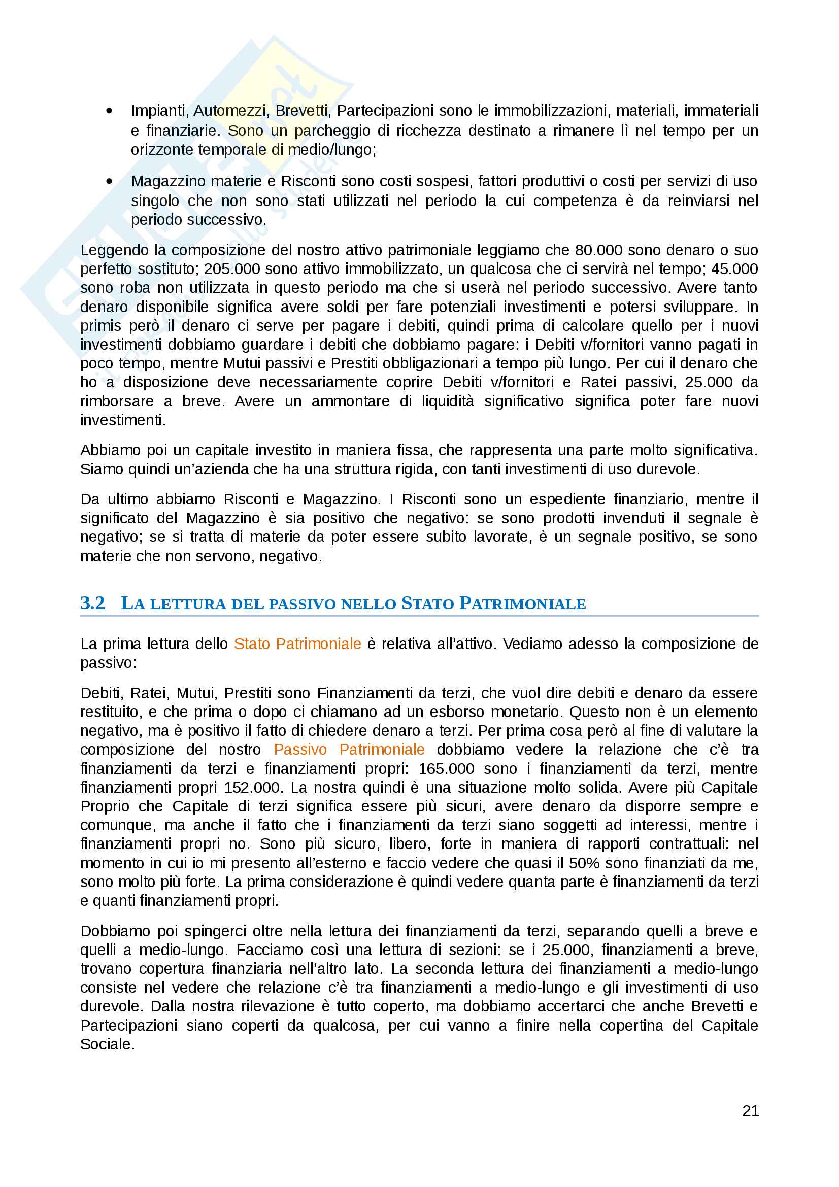 Bilanci Aziendali Parte 2 Pag. 21