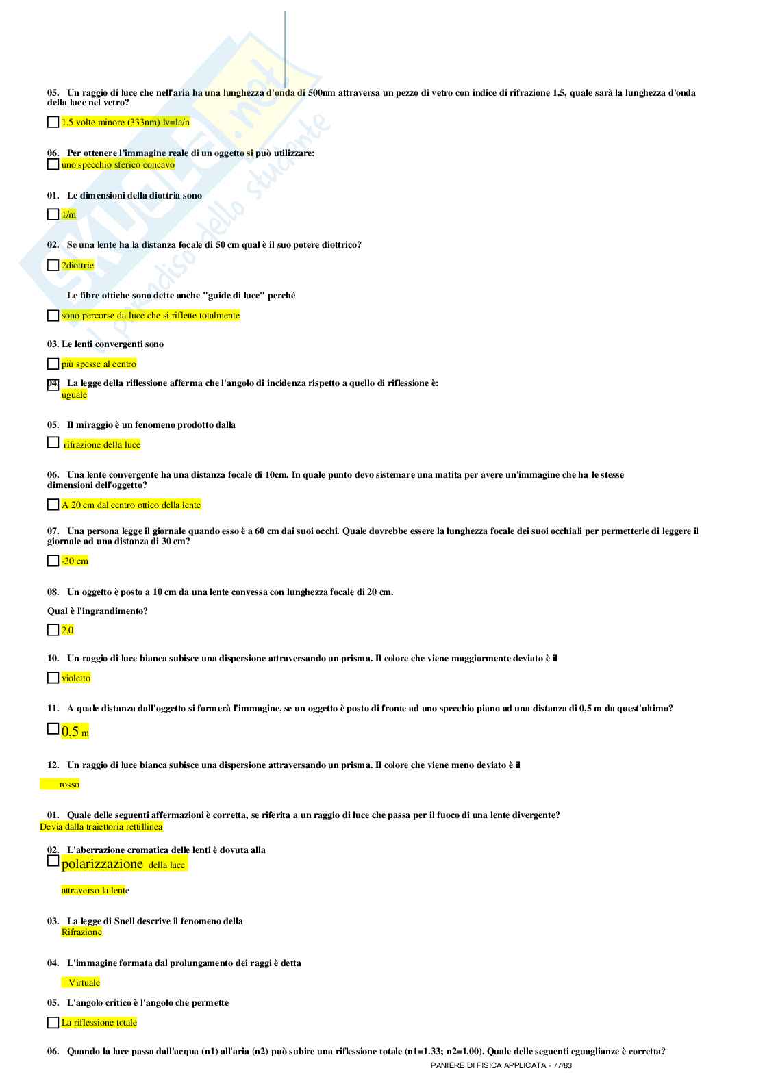Fisica applicata Pag. 21