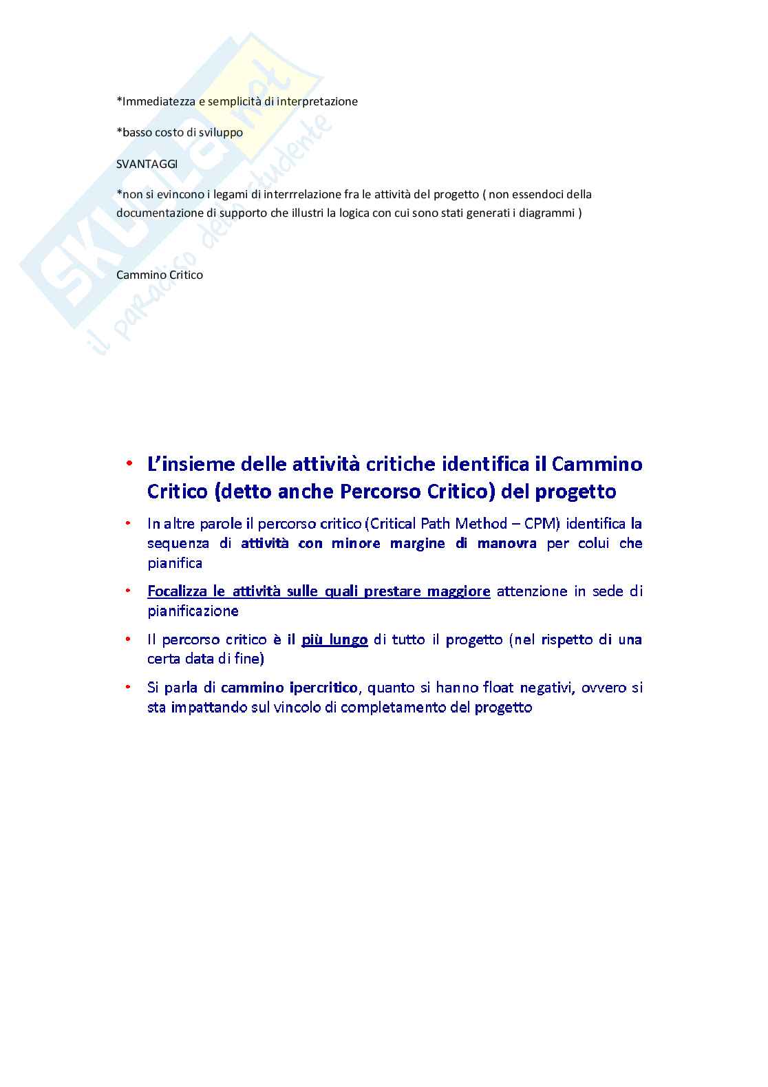 Riassunto completo "Minimaster introductory in Project Management" Pag. 26