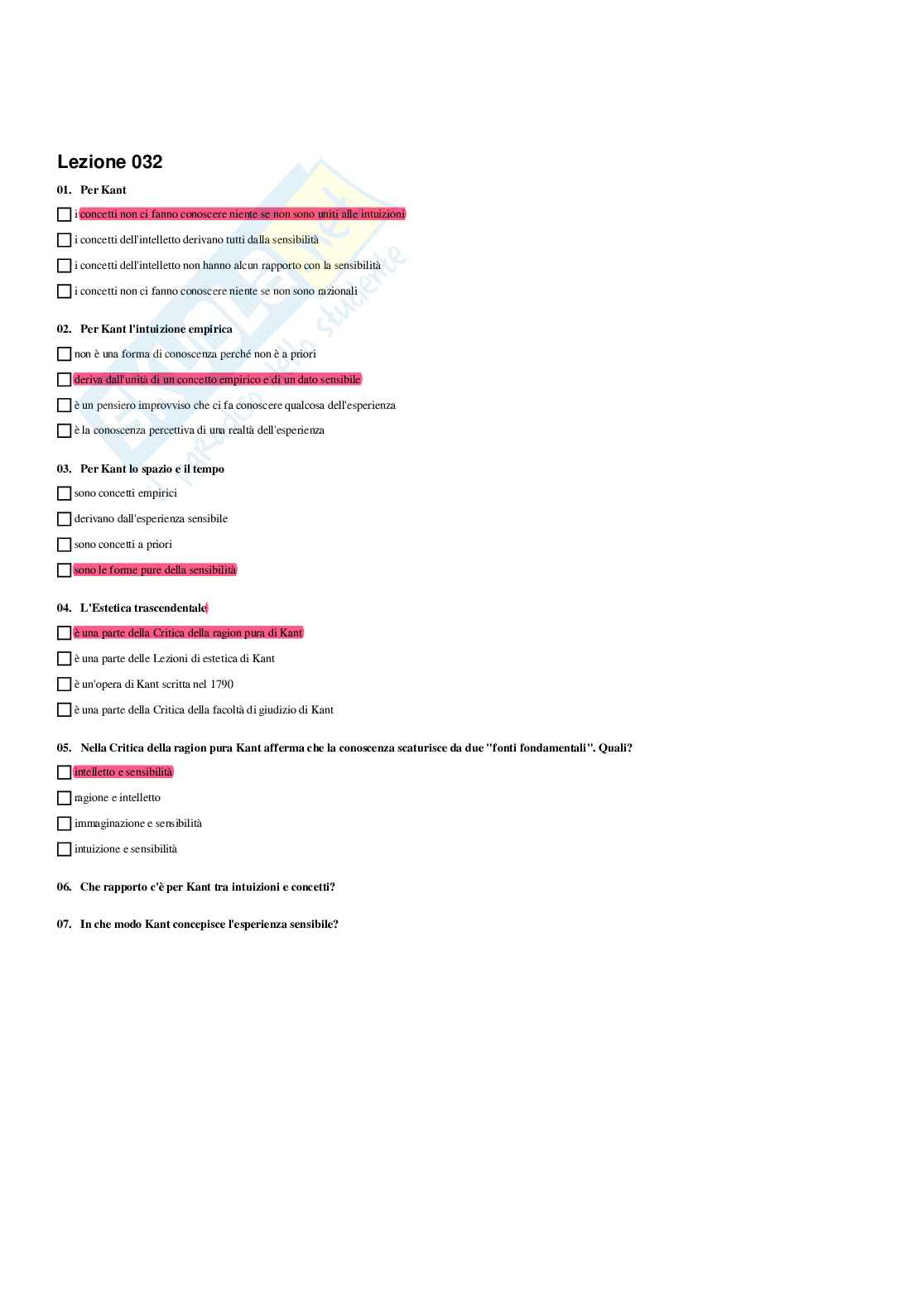 Paniere risposte multiple Estetica della comunicazione (2026) Pag. 51