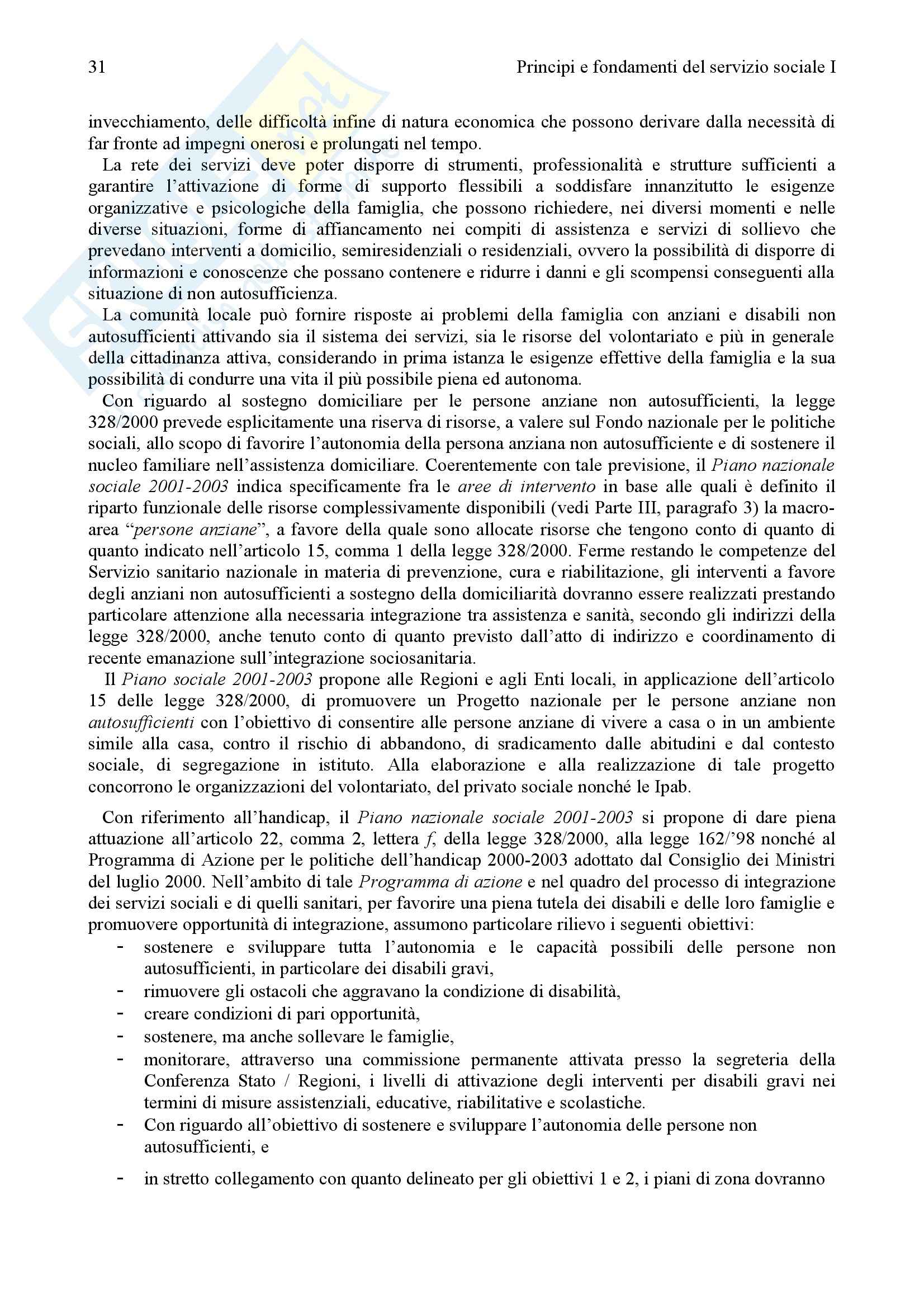 Principi E Fondamenti Del Servizio Sociale