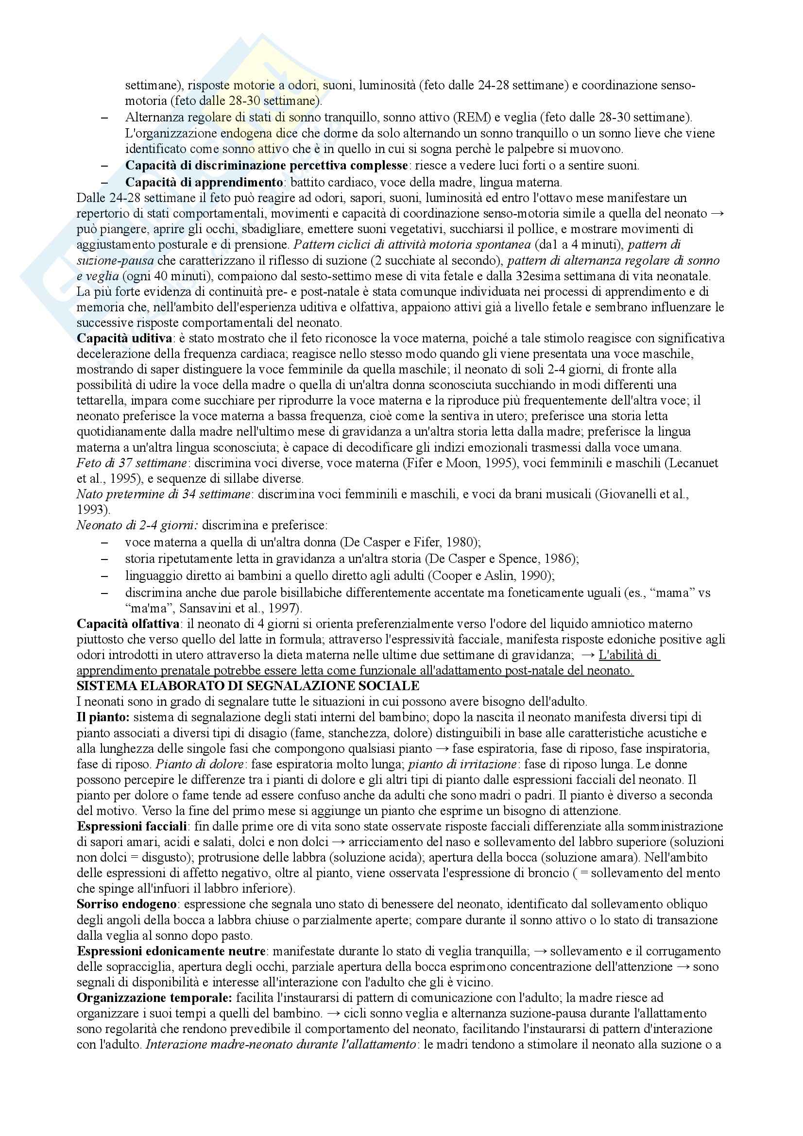 Riassunto esame Psicologia dello Sviluppo, prof. Lavelli, libro consigliato Intersoggettività Pag. 2