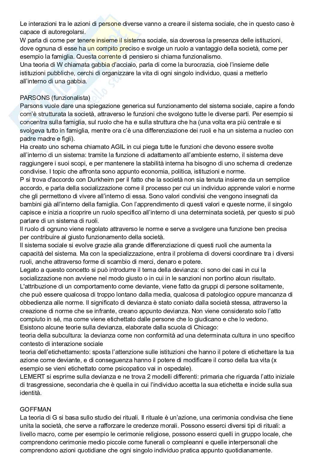 Sociologia generale Pag. 2