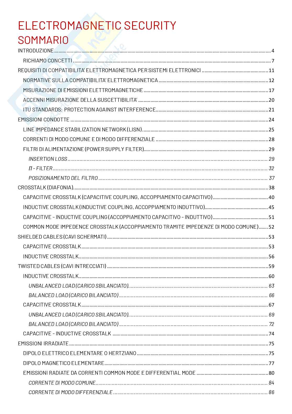 Electromagnetic Security - ITA Pag. 2