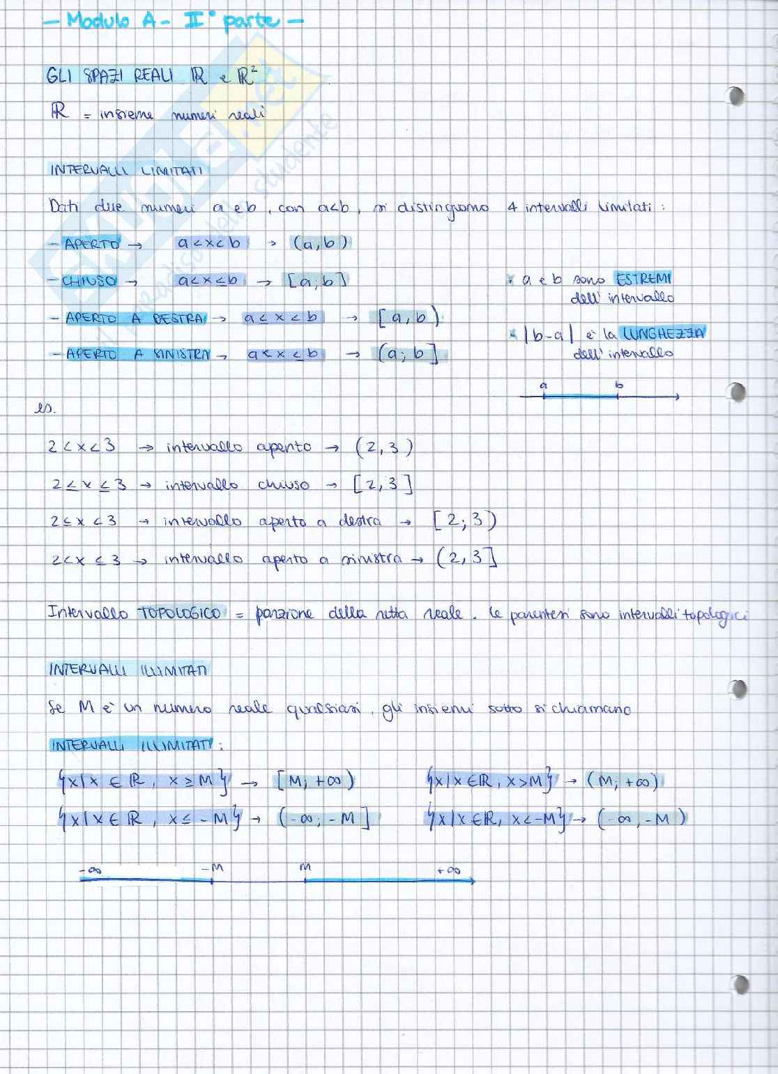 Appunti modulo A metodi matematici per l'economia - parte 2 Pag. 1