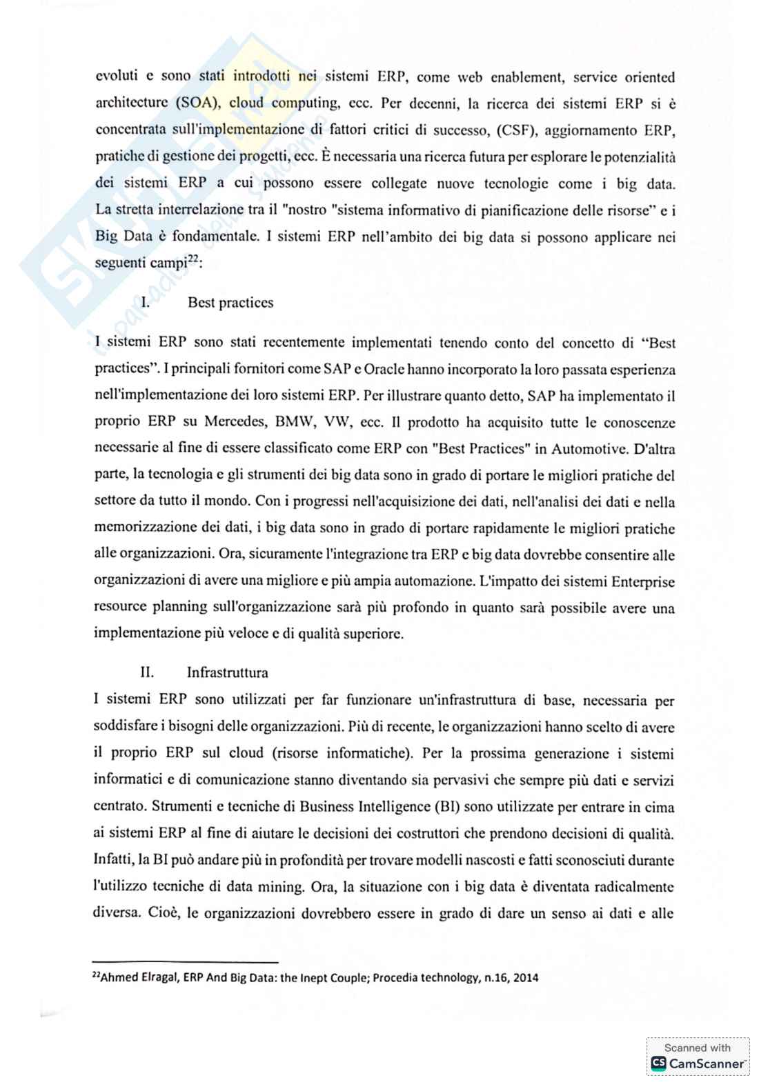 Riassunto esame Economia aziendale, Prof. Mancini Daniela, libro consigliato Big data analyst: il manuale del data scientist, Mezzani Pag. 2