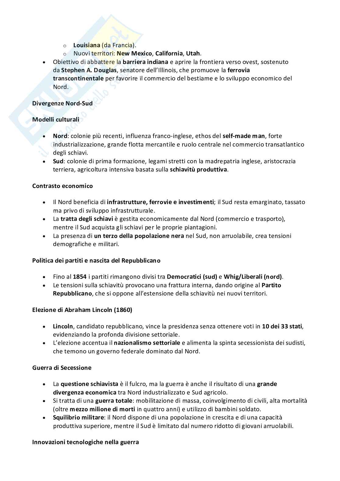 Appunti primo semestre Storia contemporanea Pag. 16