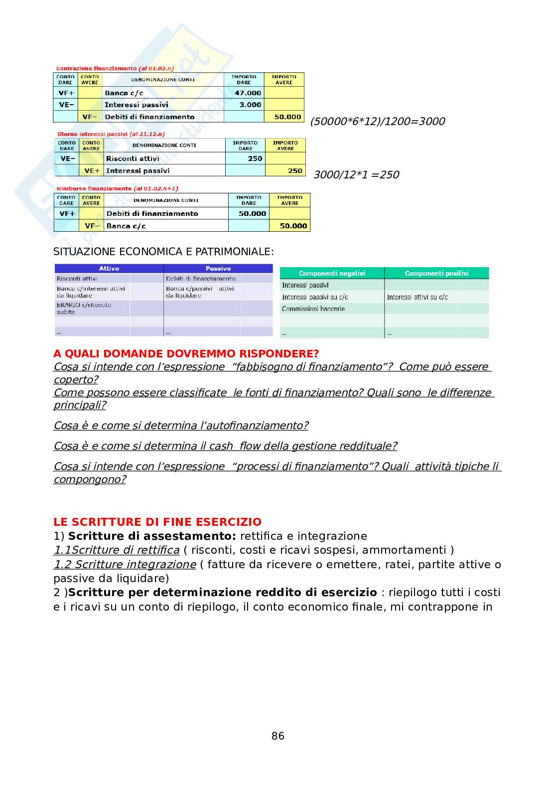 Appunti economia aziendale Pag. 86