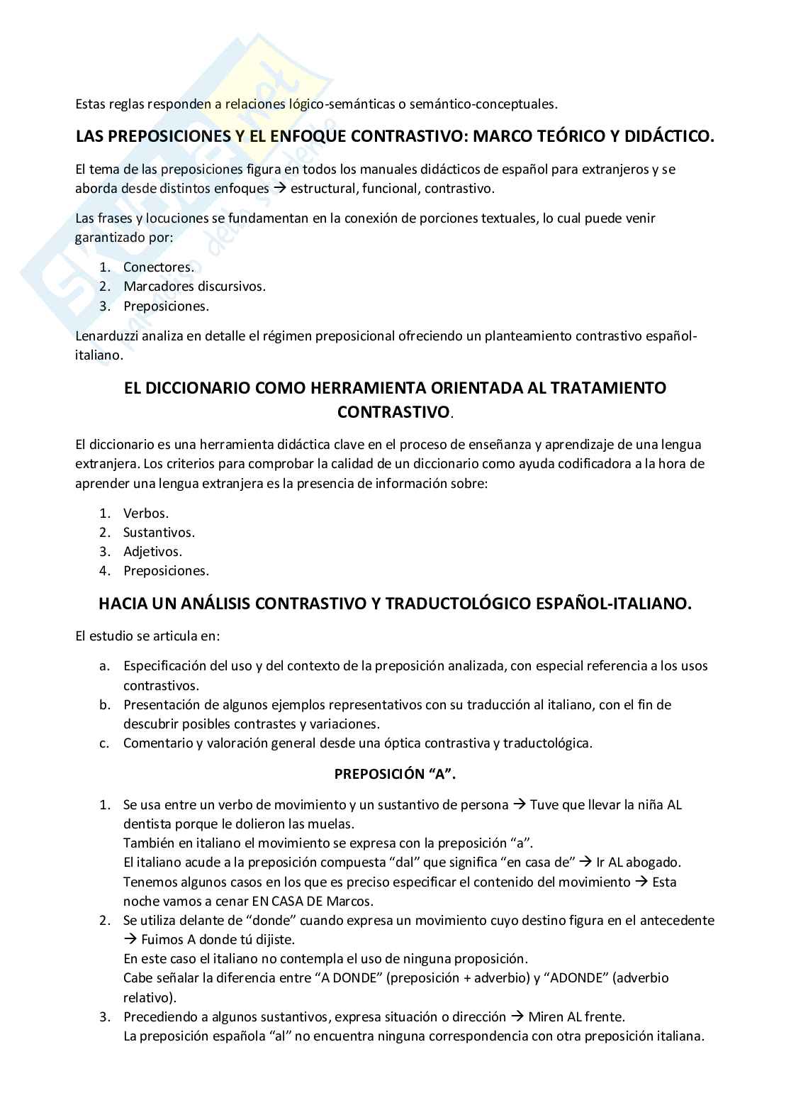 Appunti esame Lingua spagnola 1 Pag. 11