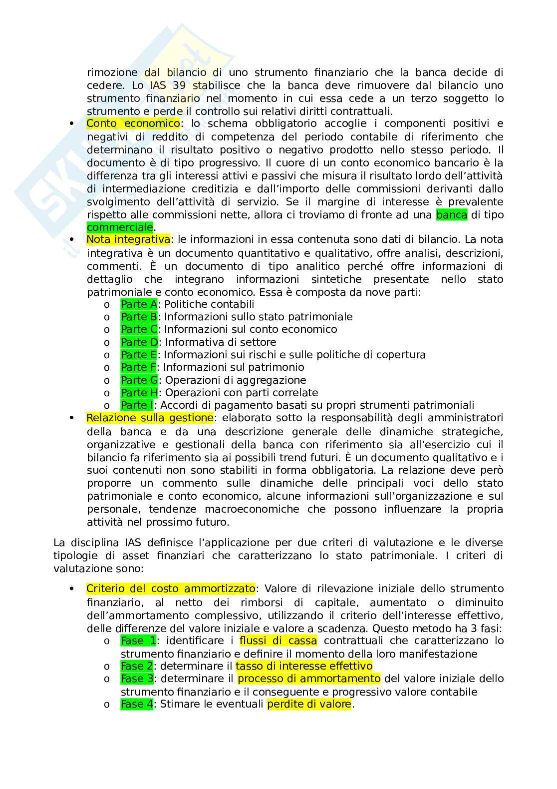 Esame gestione della banca Pag. 21