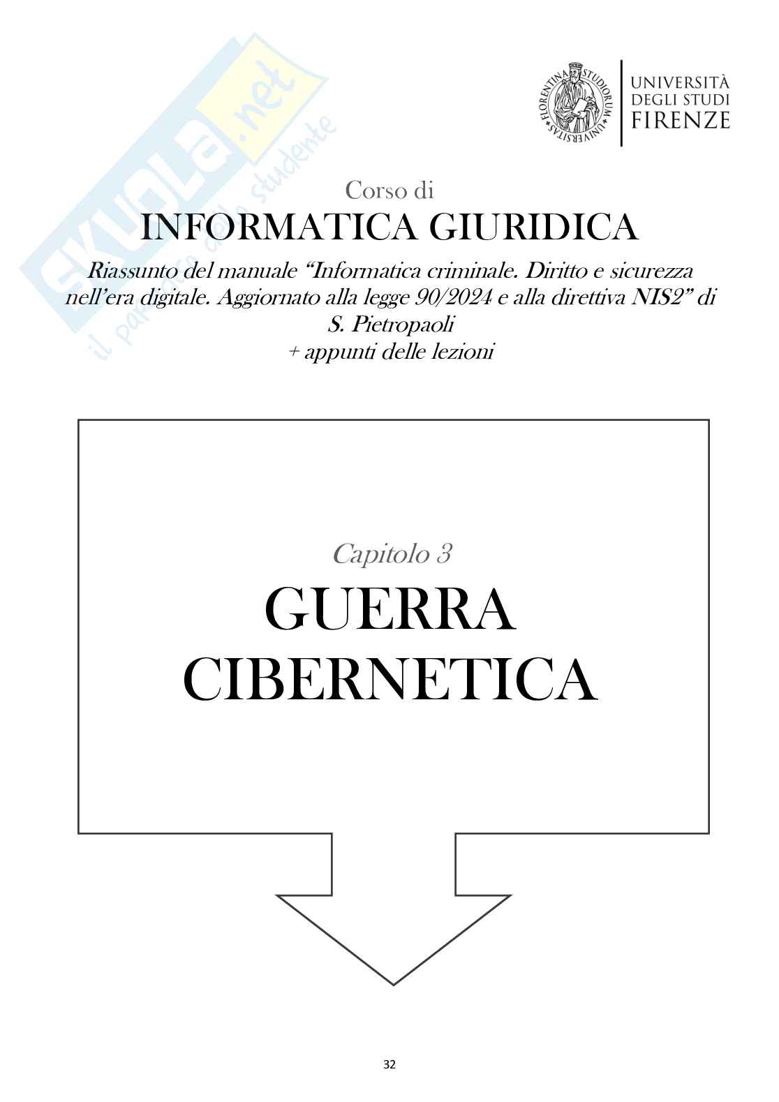 Riassunto esame Informatica giuridica, Prof. Grassi Stefano, libro consigliato Informatica criminale, Pietropaoli Pag. 31
