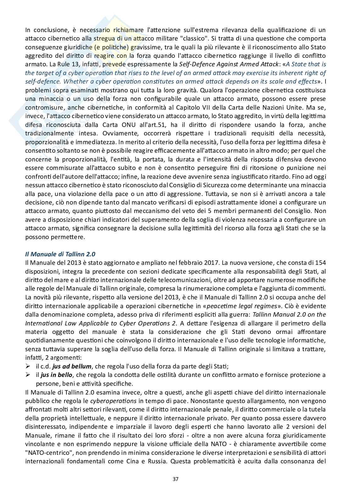 Riassunto esame Informatica giuridica, Prof. Grassi Stefano, libro consigliato Informatica criminale, Pietropaoli Pag. 36