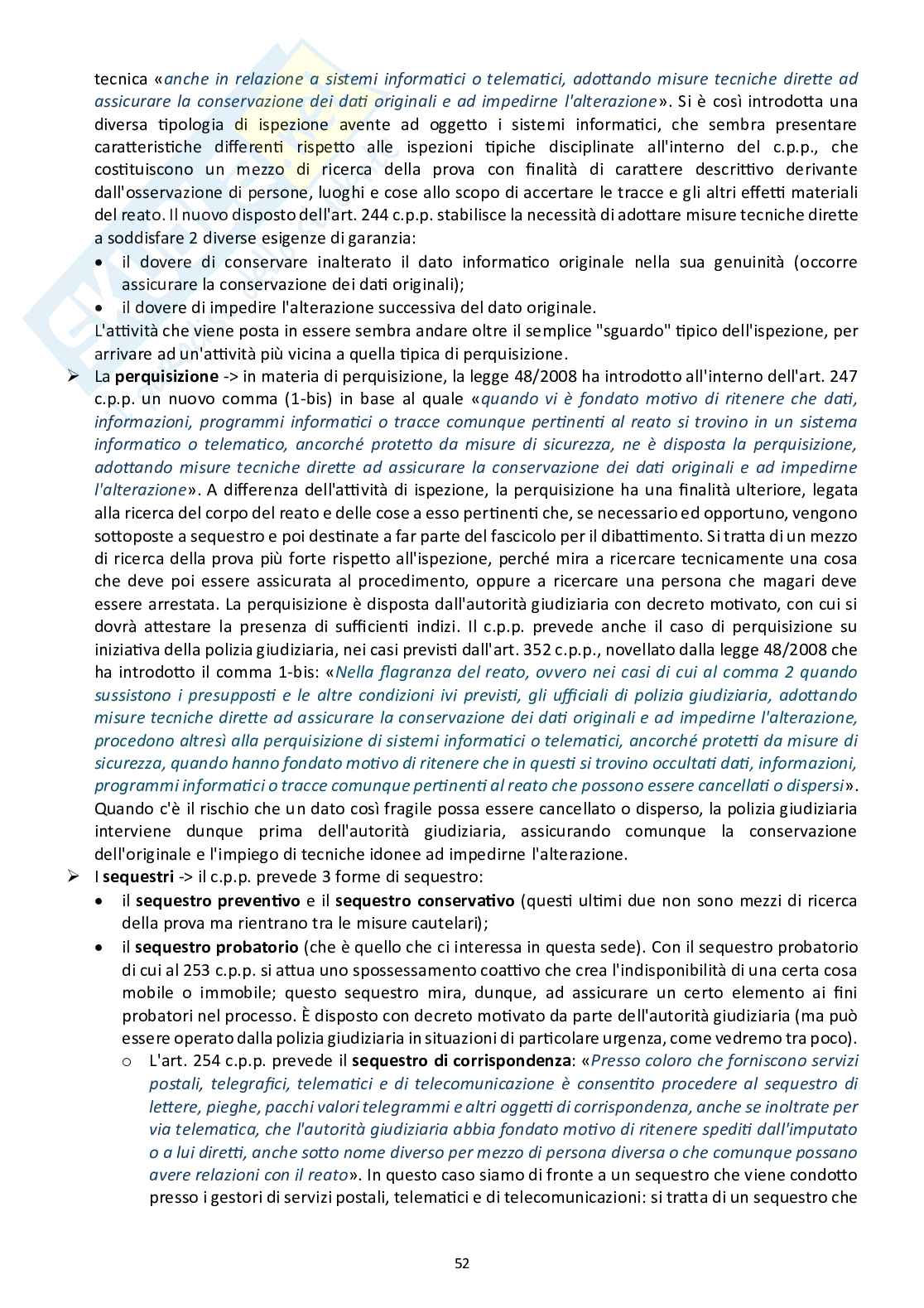 Riassunto esame Informatica giuridica, Prof. Grassi Stefano, libro consigliato Informatica criminale, Pietropaoli Pag. 51