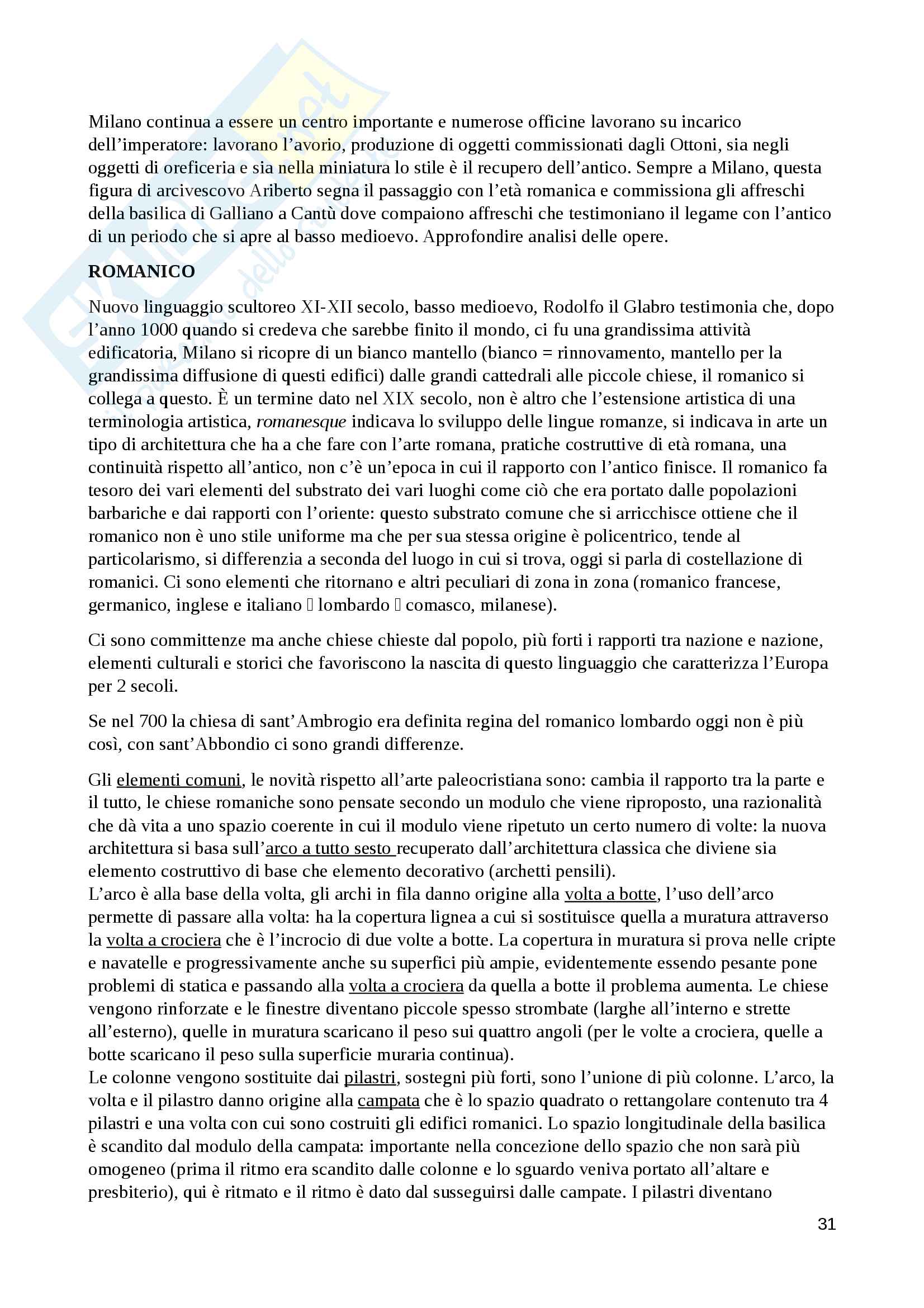 Storia dell'arte (dal paleocristiano al gotico internazionale) - appunti completi Pag. 31