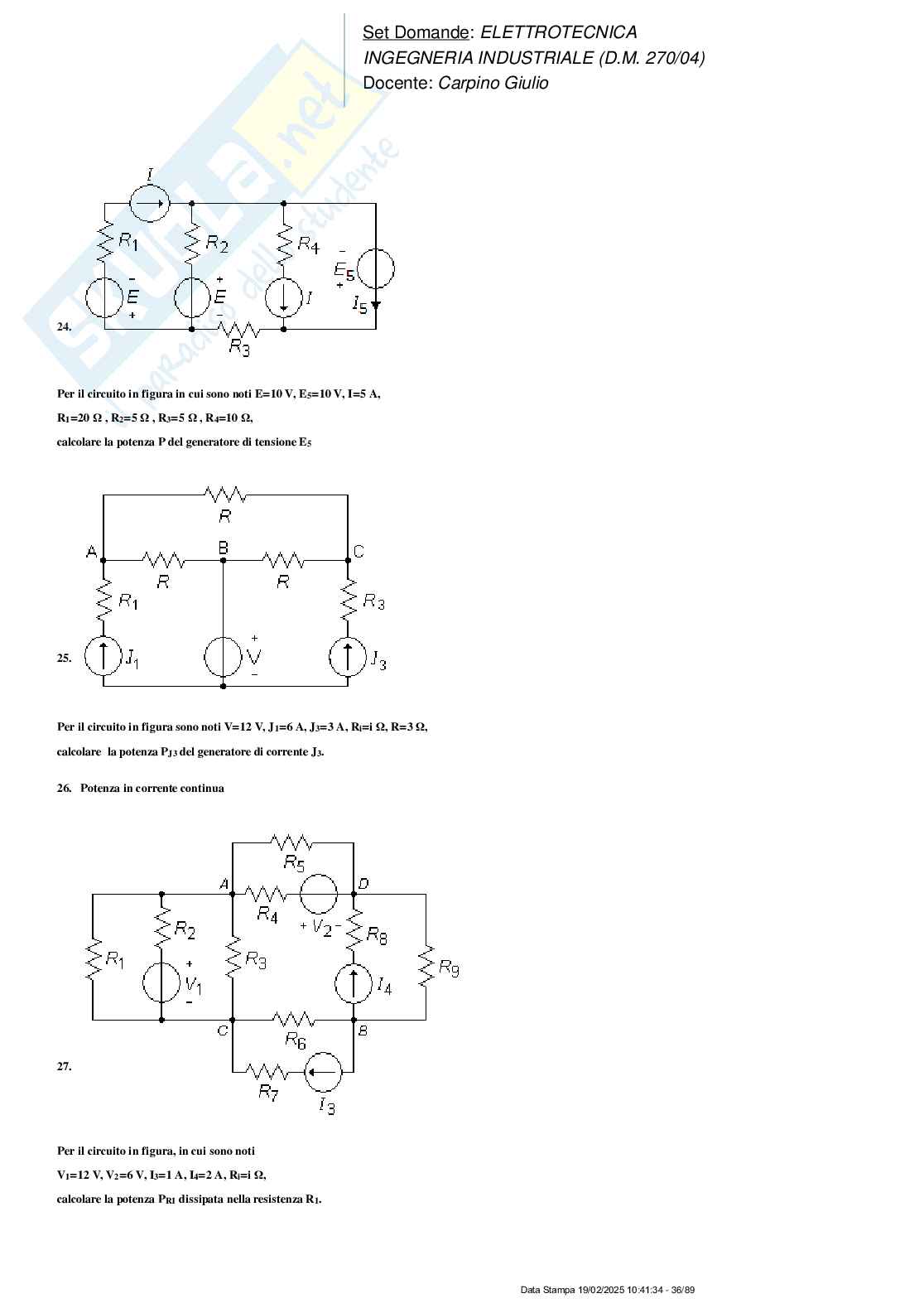 Paniere nuovo (2025) di Elettrotecnica  Pag. 36