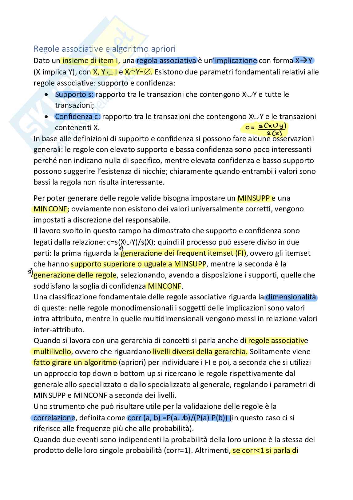 Domande in preparazione all'esame finale di Metodi per la gestione dei progetti complessi Pag. 1