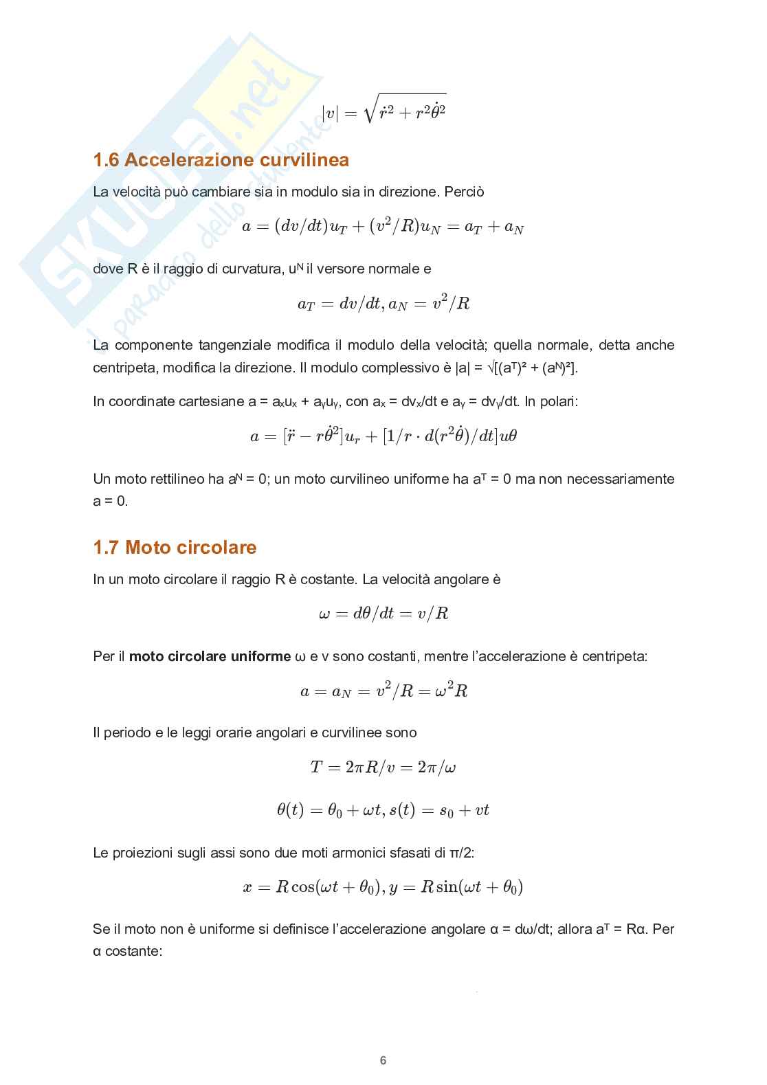 Appunti completi di Fisica 1 Pag. 6