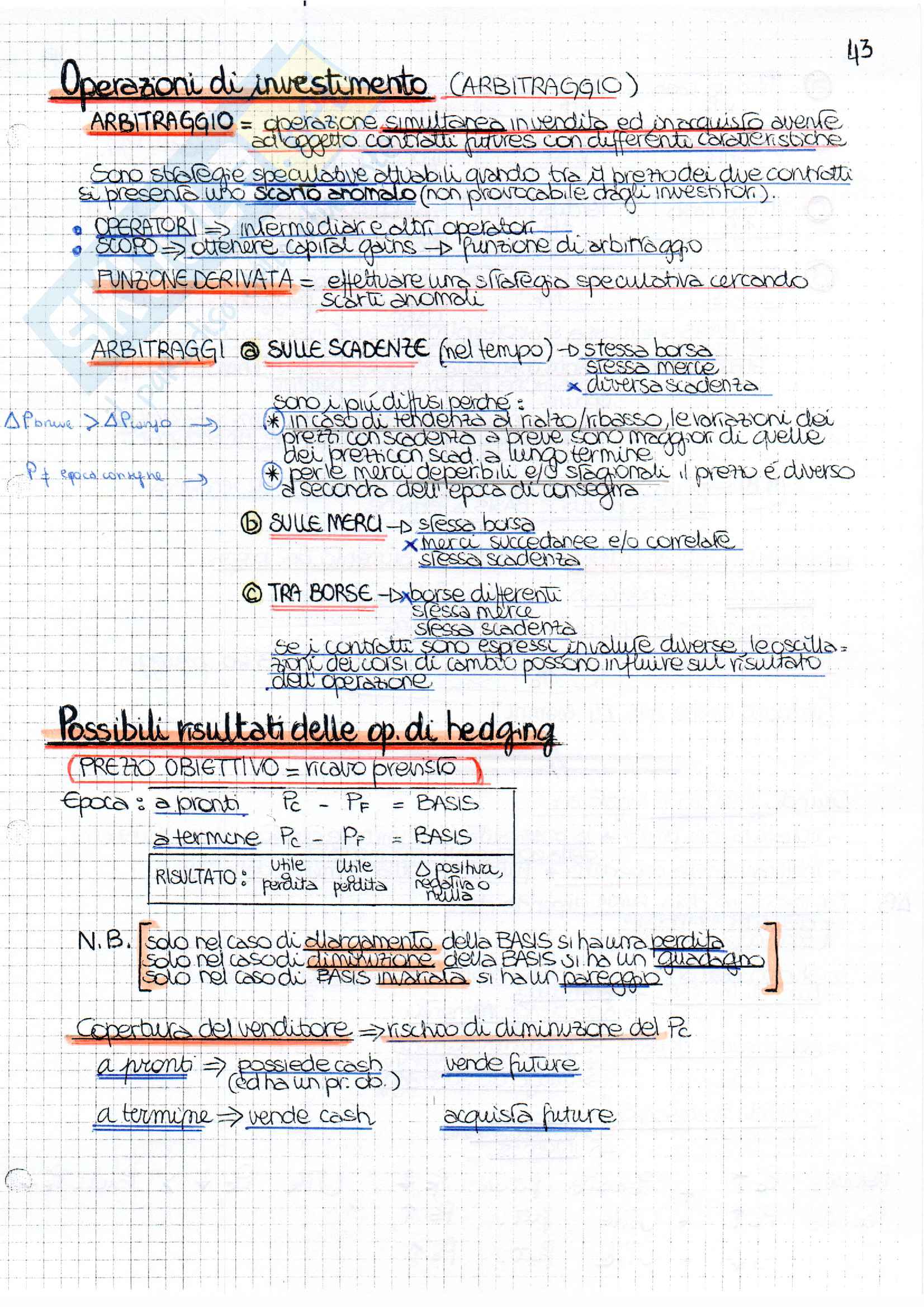 Economia degli scambi internazionali Pag. 41