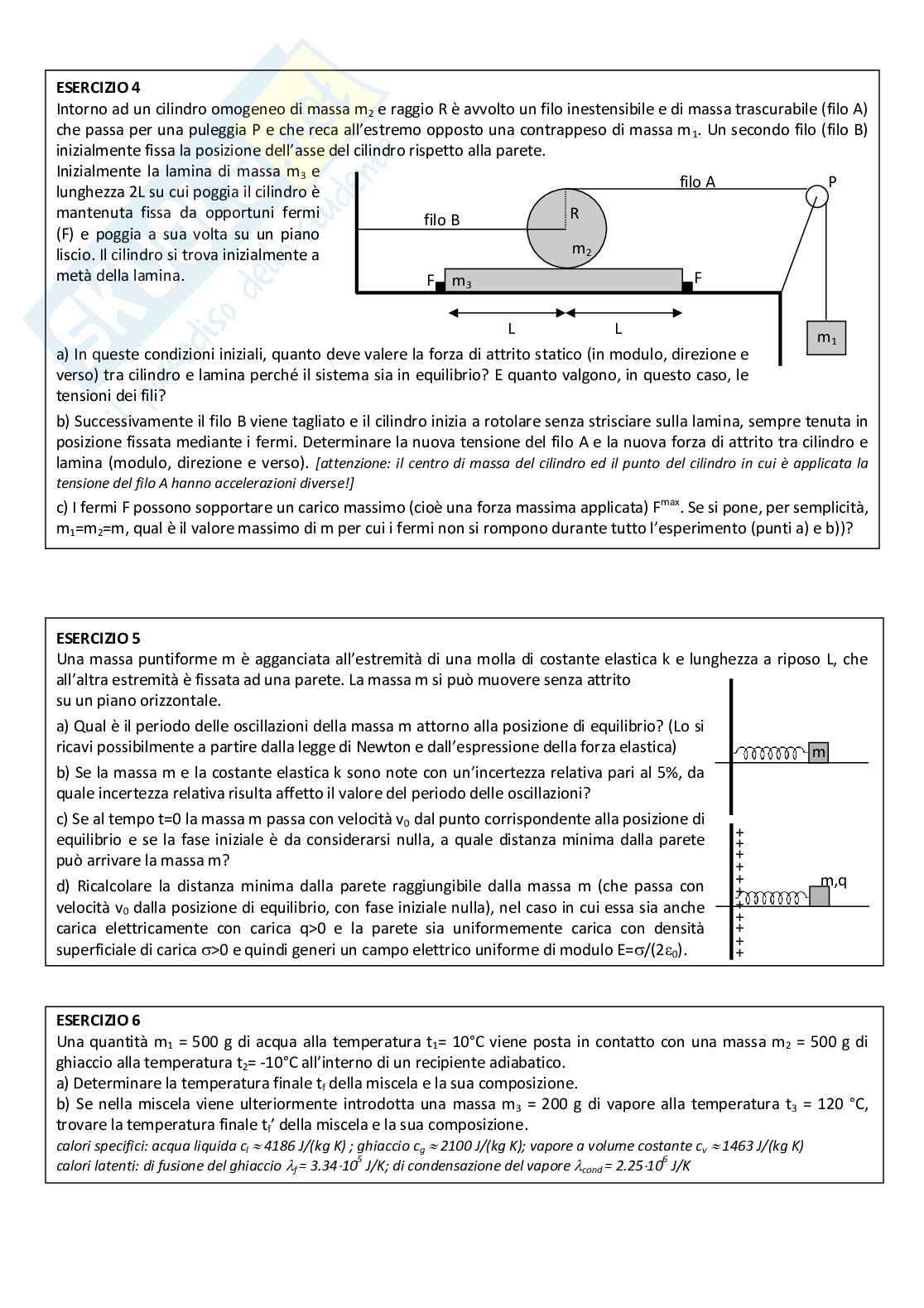 Problemi con annesse soluzioni Fisica 1  Pag. 2