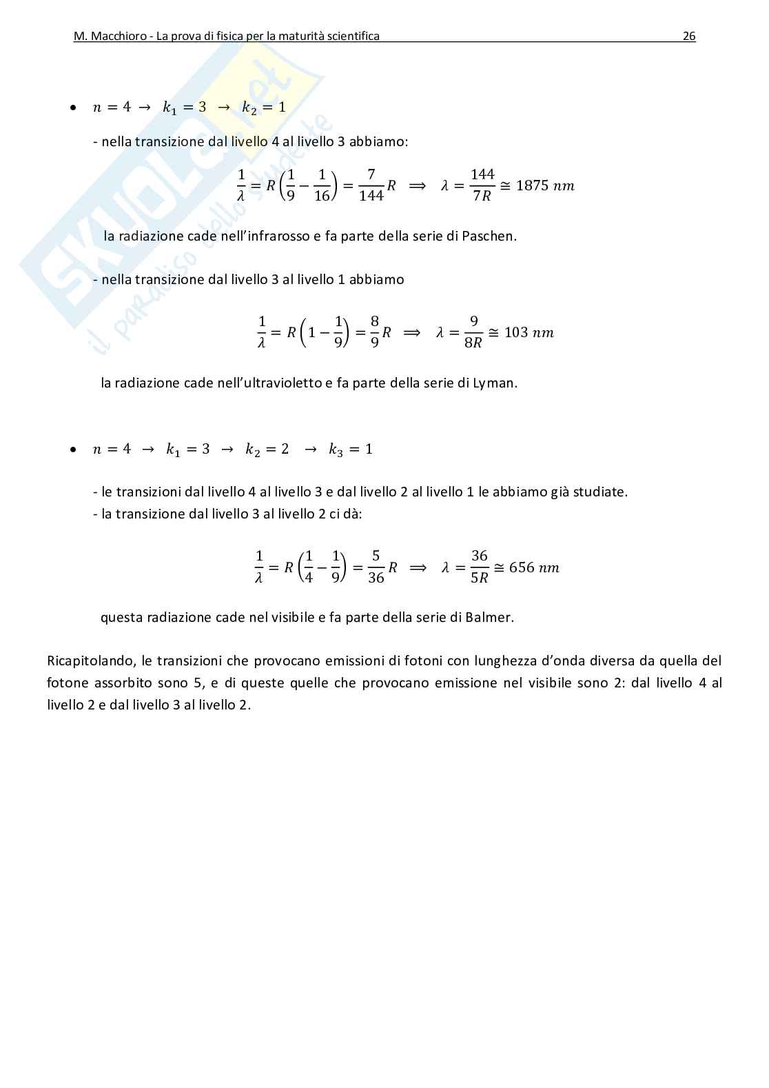 La prova scritta di fisica alla maturità Pag. 26