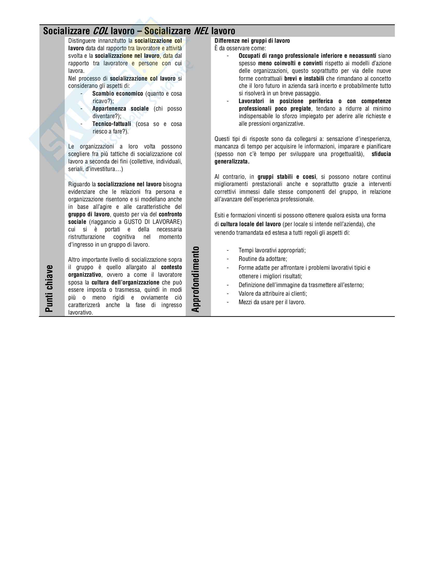 Psicologia del lavoro Pag. 11