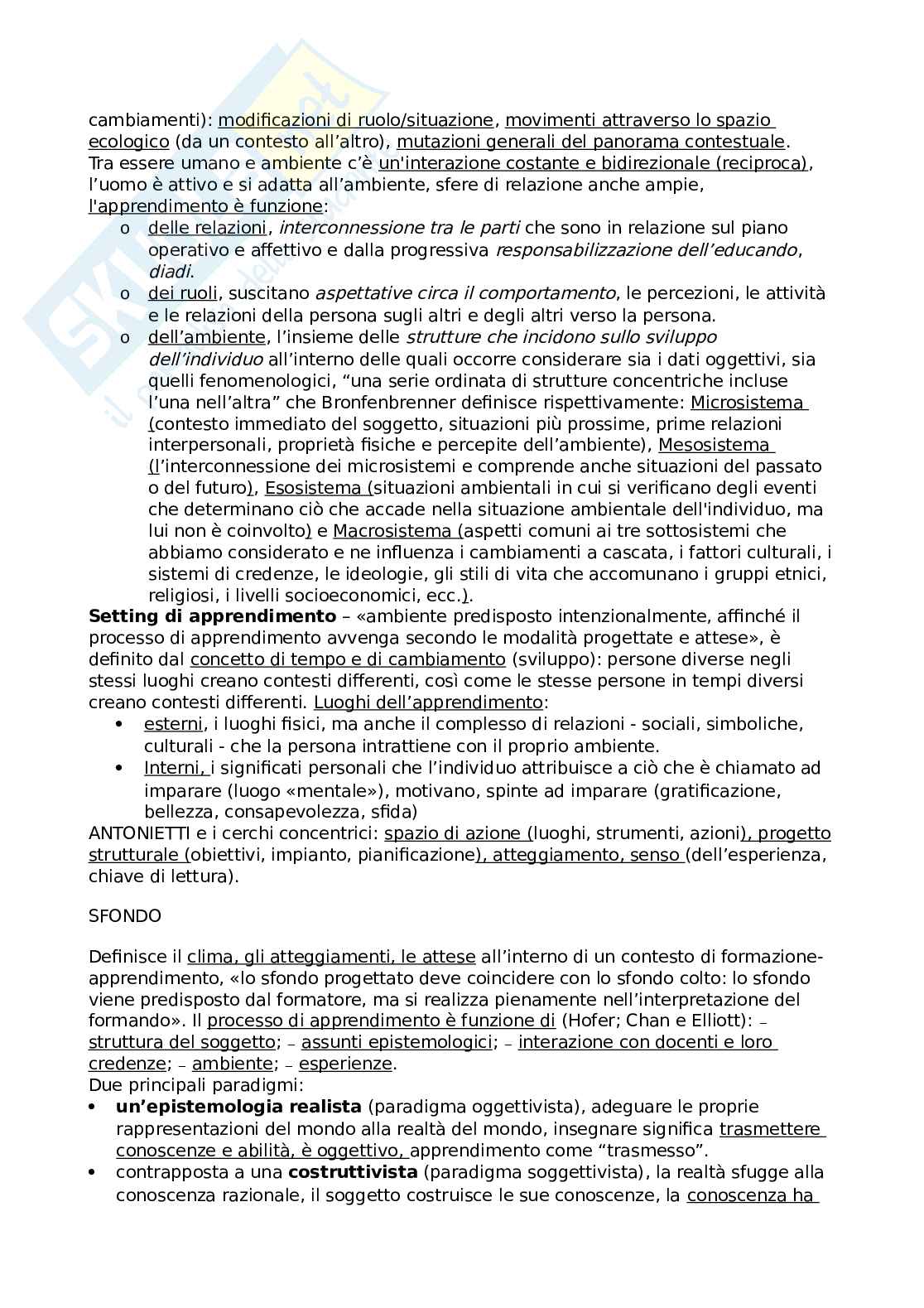 Psicologia dell'apprendimento (2023) - Appunti corso Pag. 26
