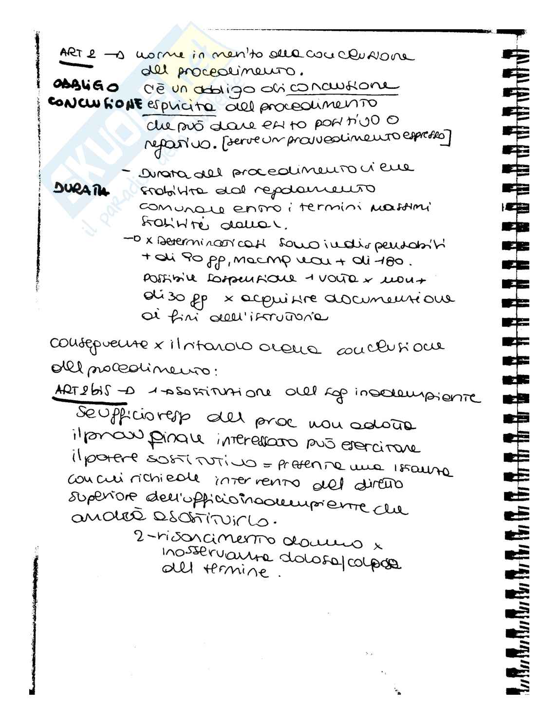 Procedimento e provvedimento amministrativo Pag. 2