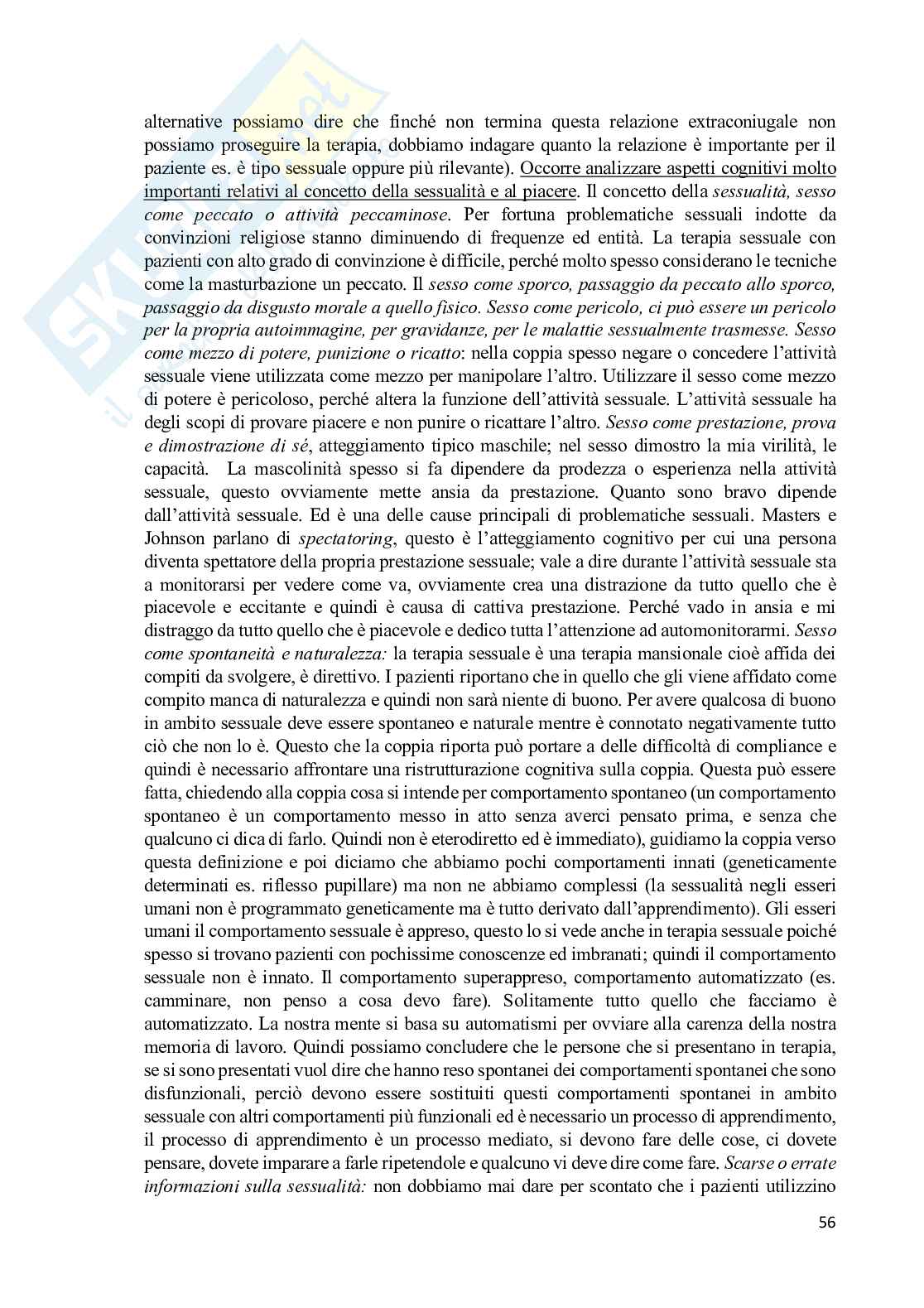 Appunti Psicopatologia del comportamento sessuale Pag. 56