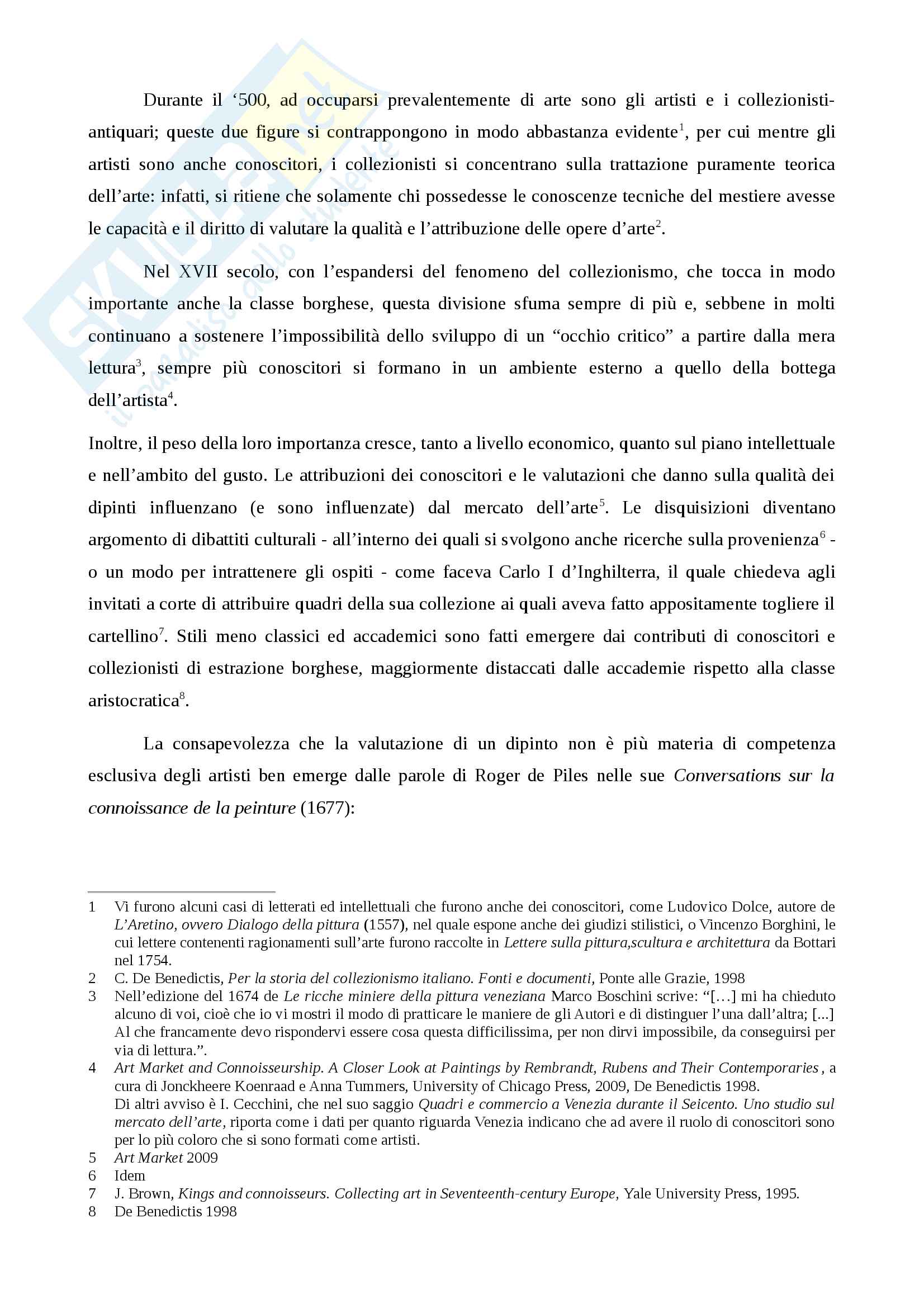 La formazione del conoscitore nel '600 europeo Pag. 2