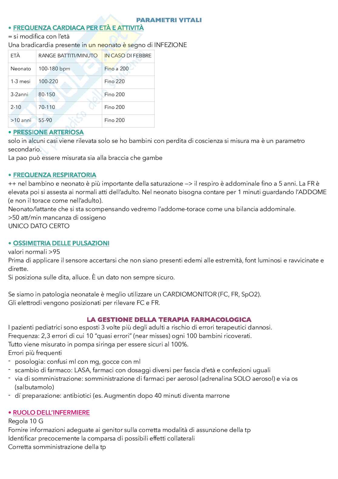 Pediatria  Pag. 1