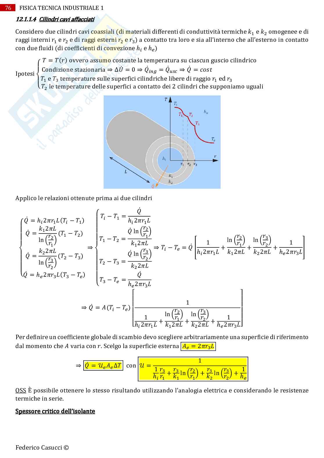 Appunti Fisica Tecnica Industriale 1 Pag. 76